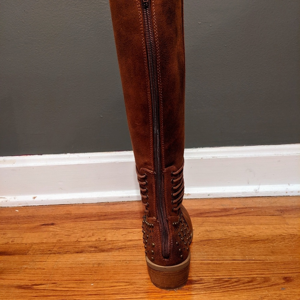 Not Rated Brown Riding Boots - Picture 7 of 7